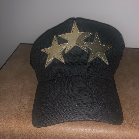 Amiri three star trucker hat (Black and Camo). designer hat. - Picture 2 of 3